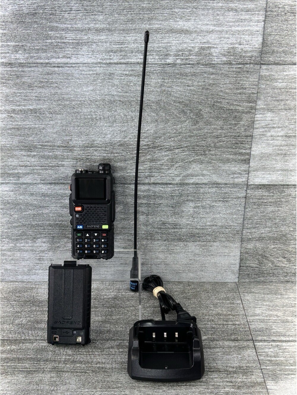 Baofeng GMRS Handheld Long Range Two Way Radio GM5RH AM/FM VHF UHF NOAA SOS
